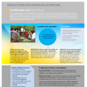 Livelihoods & Agriculture Fact Sheet